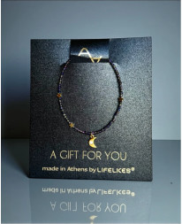 A gift for you - Hematites and Moon Βραχιόλια Χεριού