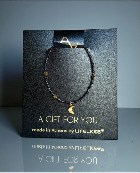 A gift for you - Hematites and Moon Βραχιόλια Χεριού A gift for you - Hematites and Moon Βραχιόλια Χεριού
