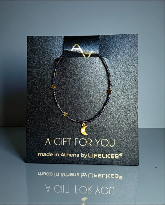 A gift for you - Hematites and Moon Βραχιόλια Χεριού A gift for you - Hematites and Moon Βραχιόλια Χεριού