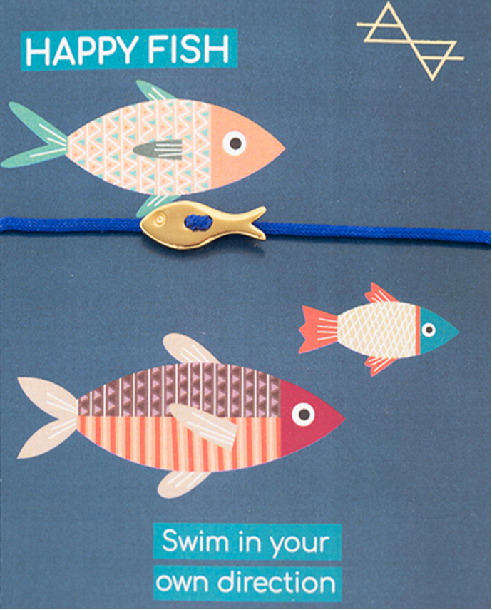 CHARM HAPPY FISH Βραχιόλια Χεριού CHARM HAPPY FISH Βραχιόλια Χεριού
